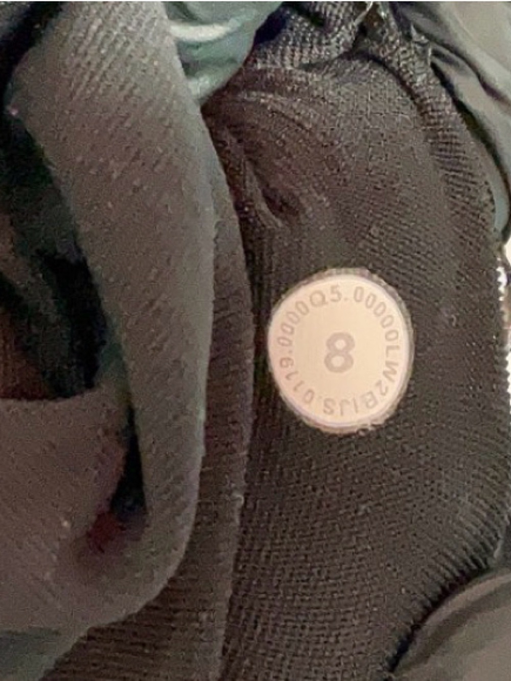 lululemon Black sweetheart, neckline Seamless Bra & free tote - Picture 8 of 9